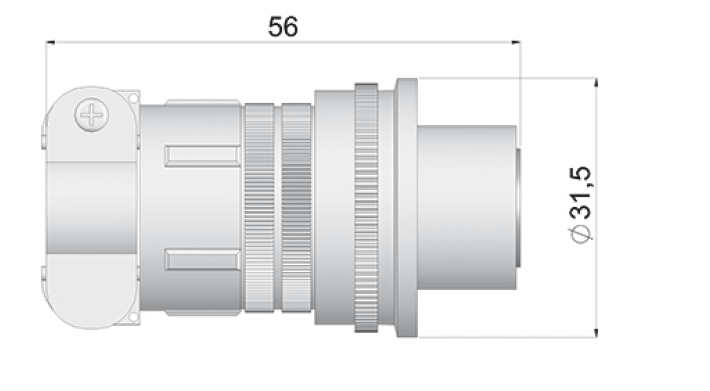 OCD-IN-MIL 7pin Female